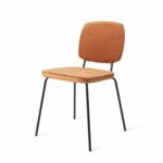 Vender Velvet Orange Eetkamerstoel - Afbeelding 3