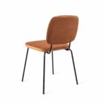 Vender Velvet Orange Eetkamerstoel - Afbeelding 4