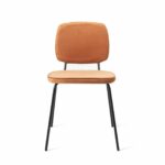 Vender Velvet Orange Eetkamerstoel