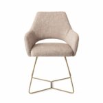 Yanai Amazing Grey Chaise de table - Beehive Gold – Image 9