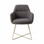 Kinko Dijon Chaise de table - Cross Gold – Image 13