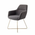 Kinko Dijon Chaise de table - Cross Gold – Image 15