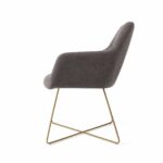 Kinko Dijon Chaise de table - Cross Gold – Image 14