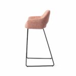Yanai Pink Punch Barkruk - Slide Black (H) - Afbeelding 2