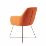 Kinko Dijon Chaise de table - Cross Gold – Image 12