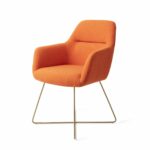 Kinko Dijon Chaise de table - Cross Gold – Image 11
