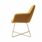 Kinko Dijon Chaise de table - Cross Gold – Image 2