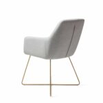 Kinko Dijon Chaise de table - Cross Gold – Image 8