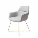 Kinko Dijon Chaise de table - Cross Gold – Image 7