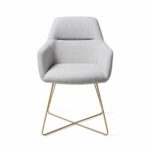 Kinko Dijon Chaise de table - Cross Gold – Image 5