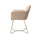 Hofu Checkers Charm Eetkamerstoel - Beehive Gold - Afbeelding 14
