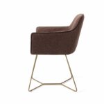Hofu Checkers Charm Eetkamerstoel - Beehive Gold - Afbeelding 10