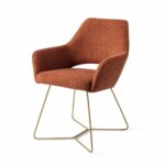 Yanai Amazing Grey Chaise de table - Beehive Gold – Image 15