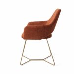 Yanai Amazing Grey Chaise de table - Beehive Gold – Image 14