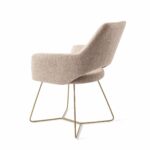 Yanai Amazing Grey Chaise de table - Beehive Gold – Image 12