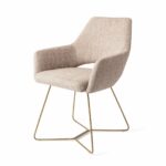Yanai Amazing Grey Chaise de table - Beehive Gold – Image 11