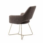 Yanai Amazing Grey Chaise de table - Beehive Gold – Image 4