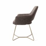 Yanai Amazing Grey Chaise de table - Beehive Gold – Image 2