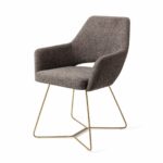 Yanai Amazing Grey Chaise de table - Beehive Gold – Image 3