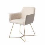 Hofu Checkers Charm Eetkamerstoel - Beehive Gold - Afbeelding 23