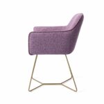 Hofu Checkers Charm Eetkamerstoel - Beehive Gold - Afbeelding 6