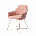 Yanai Amazing Grey Chaise de table - Beehive Gold – Image 7