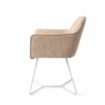 Hofu Wild Walnut Eetkamerstoel - Beehive White - Afbeelding 2