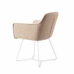 Hofu Wild Walnut Eetkamerstoel - Beehive White - Afbeelding 4