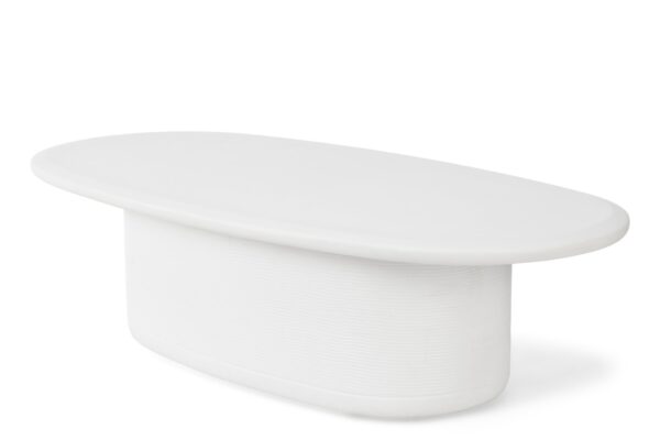 Vaaraa Ivory Coffee Table - Oval (140cm) - Image 3