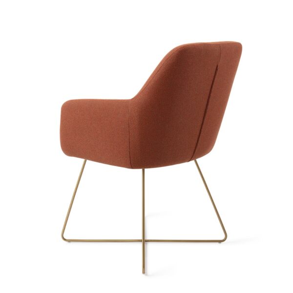 Hiroo Willow Chaise de table - Cross Gold – Image 16