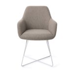 Hiroo Foggy Fusion Esszimmerstuhl - Cross White