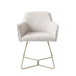 Hofu Checkers Charm Eetkamerstoel - Beehive Gold