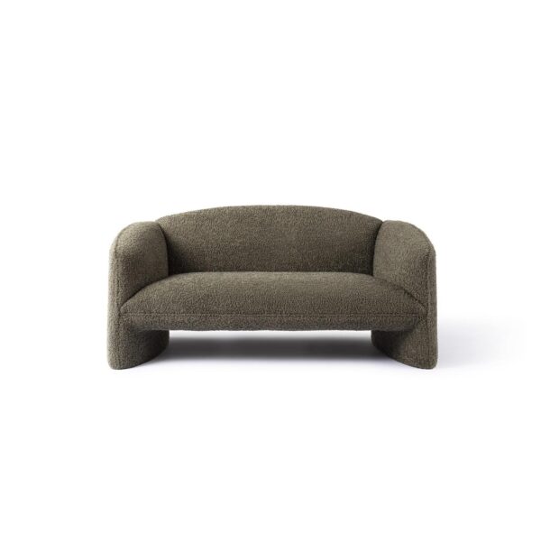 Nachii Plush Moss Sofa - 2-seat